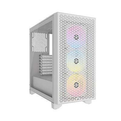 CORSAIR CC-9011256-WW 3000D RGB AIRFLOW MID-TOWER PC CASE WHITE