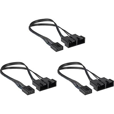 CORSAIR CX-9070003-WW Hydro X Series Two-Way PWM Fan Splitter Cables (Three Pack)