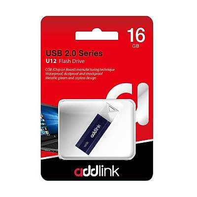 ADDLINK AD16GBU12D2 16GB USB 2.0 U12 20MB/s-10MB/s Flash Drive Lacivert
