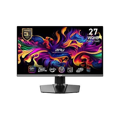 MSI 26.5? MPG 271QRX QD-OLED 2560x1440 (WQHD) 16:9 FLAT QD-OLED 360HZ 0.03MS ADAPTIVE-SYNC GAMING MONITOR
