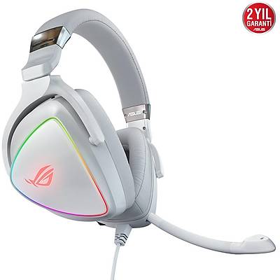 ASUS ROG DELTA WHITE 7.1 OYUNCU KULAKLII USB TYPE-C PC MAC MOBL PS4 NNTENDO SWTCH CHAZLAR UYUMLU