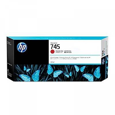 HP F9K06A (745) Kromatik K�rm�z� 300 ml Geni� Format M�rekkep Kartu�u