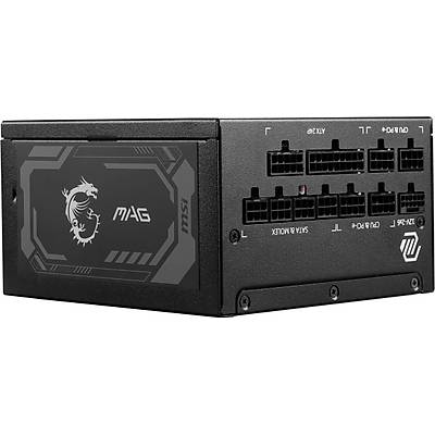 MSI PSU MAG A1000GL PCIE5 II 1000W 80+ GOLD ATX 3.1 PCIe 5.1  POWER SUPPLY