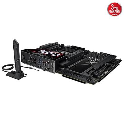 ASUS MB ROG MAXIMUS Z890 HERO INTEL Z890 LGA1851 DDR5 8800 HDMI 2XUSB4 6X M2 USB3.2 WIFI 7 + BT AURA RGB 5GBT + 2.5GBT LAN ATX 22+1+2+2 G AAMALARI THUNDERBOLT 4 NITROPATH DRAM TEKNOLOJS AI OVERCLOCKING