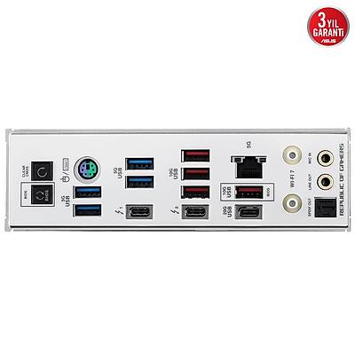 ASUS MB ROG MAXIMUS Z890 APEX INTEL Z890 LGA1851 DDR5 9000 HDMI 2XUSB4 6X M2 USB3.2 WI-FI 7 -BT AURA RGB 5GBIT LAN ATX 22+1+2+2 G�� A�AMALARI THUNDERBOLT 4 QUICK CHARGE 4+ �LE 60W KADAR USB �IKI�I ASUS AI ADVISOR