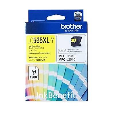 BROTHER LC565XLY ok Fonksiyonlu Renkli Yazc Kartuu Sar