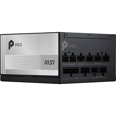MSI PSU PRO A850PL PCIE5 850W 80+ PLATINIUM ATX 3.1 PCIe 5.1 POWER SUPPLY