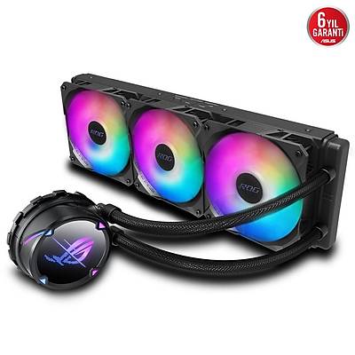 ASUS ROG STRIX LC II 360 ARGB AURA SYNC RGB 120MM ADRESLENEBLR RGB FAN SIVI CPU SOUTUCUSU V3