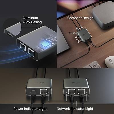 TP-LINK EH210 GIGABIT ETHERNET SPLITTER