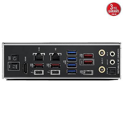 ASUS MB ROG MAXIMUS Z890 HERO INTEL Z890 LGA1851 DDR5 8800 HDMI 2XUSB4 6X M2 USB3.2 WIFI 7 + BT AURA RGB 5GBT + 2.5GBT LAN ATX 22+1+2+2 G AAMALARI THUNDERBOLT 4 NITROPATH DRAM TEKNOLOJS AI OVERCLOCKING