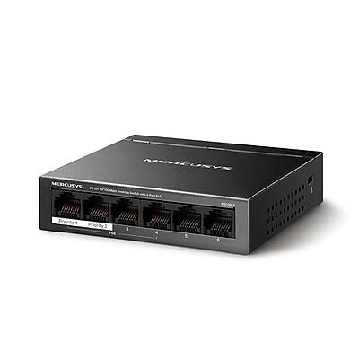 TP-LINK MS106LP 6-Port 10/100Mbps Desktop Switch with 4-Port PoE+