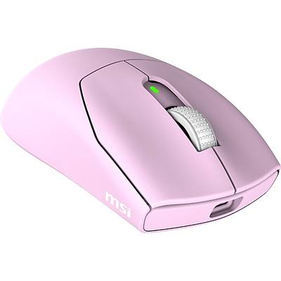 MSI GG FORGE GM340 W VIOLET GAMING MOUSE MAX 12000 DPI 57GR KABLOSUZ OPTIK SENSOR OYUNCU FARESI