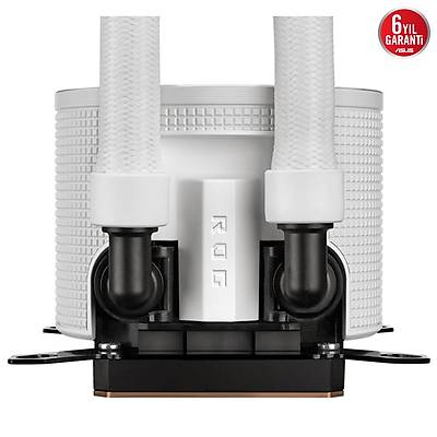 ASUS ROG RYUO III 360 ARGB ANIME MATRIX LED EKRAN ADRESLENEBLR RGB FAN ROG ARGB CPU SOUTUCUSU BEYAZ