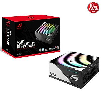 ASUS ROG LOKI SFX-L 850W MODLER ATX 3.0 UYUMLU 120MM PWM ARGB FAN PCIe 5.0 10 YIL GARANTI