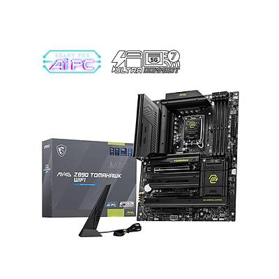 MSI MB MAG Z890 TOMAHAWK WIFI SOKET 1851 DDR5 9200MHZ(OC) USB 20Gbps 4xM.2 2xTB4 HDMI DISPLAY 5G LAN WIFI 7 ATX