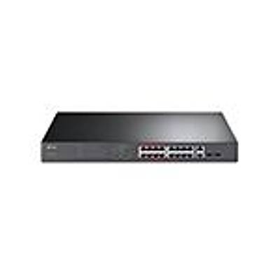 TP-LINK TL-SL1218MP 16-Port 10/100Mbps + 2-Port Gigabit Unmanaged PoE Switch