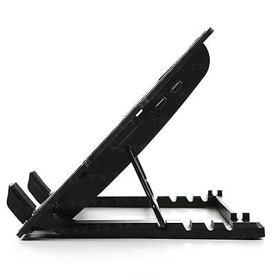 TX TXACNBERGST ERGOSTAND 14CM LED FAN LI 5 X Y�KSEKL�K AYARLI, 2 X USB 9"-17" NOTEBOOK SO�UTUCU VE S