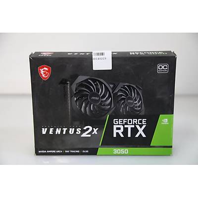 MSI VGA GEFORCE RTX 3050 VENTUS 2X 8G OC RTX3050 8GB GDDR6 128B DX12 PCIE 4.0 X8 (3XDP 1XHDMI)
