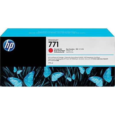HP 771C 775 ml Kromatik K�rm�z� DesignJet M�rekkep Kartu�u (B6Y08A)