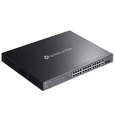 TP-LINK OMADA ES228GMP 28 PORT GIGABIT + 2XGIGABIT SFP Y�NET�LEB�L�R 384W POE METAL KASA SWITCH