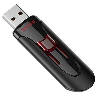 SANDISK SDCZ600-128G-G35 128GB Cruzer Glide USB 3.0 Siyah USB Bellek