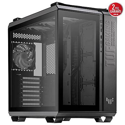 ASUS TUF GAMING GT502 PANAROM�K TEMPERL� CAM USB TYPE-C ATX / MICRO-ATX / MINI-ITX FANLI KASA
