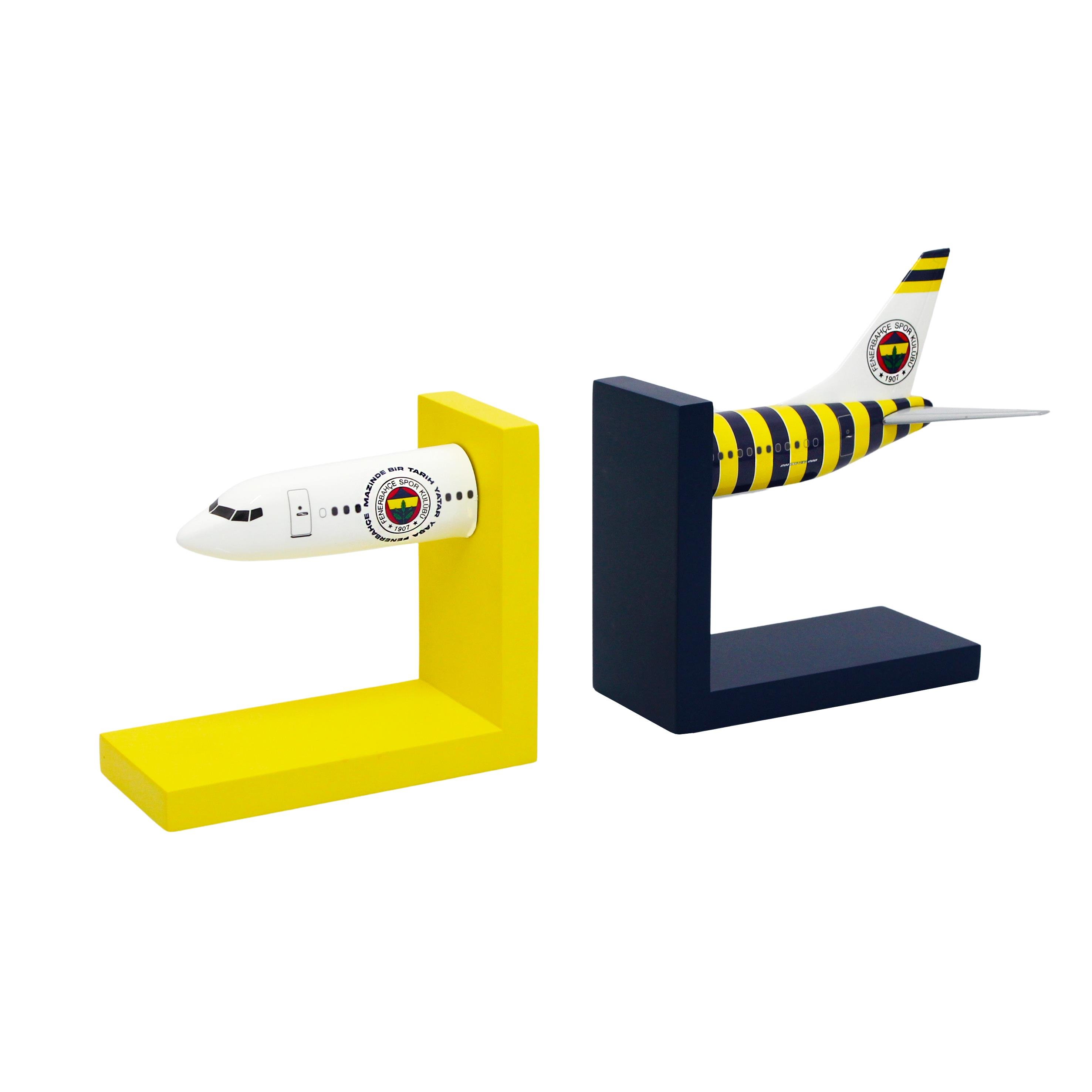 Boeing 737-800 1/100 Ölçek Fenerbahçe Lisanslı Kitap Desteği