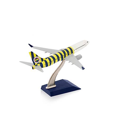 Boeing 737-800 1/250 �l�ek Fenerbah�e Lisansl� �ubuklu Tasar�m Maket U�ak