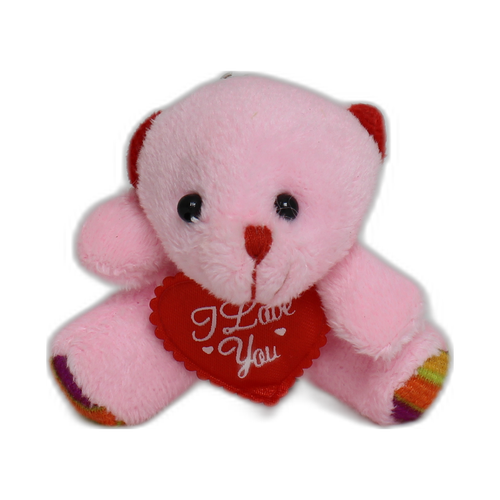 Sevimli Pelu� K�pek Anahtarl�k - Kahverengi Kemikli Mini Pelu� �anta S�s� ve Anahtarl�k