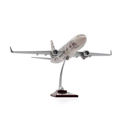 Maket U�ak - Boeing 737-800 1/100 - ASKER� KAMUFLAJ �ZEL TASARIM Model U�ak