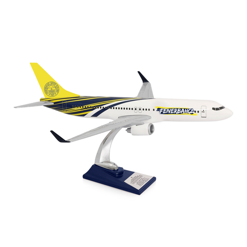 Boeing 737-800 1/100 �l�ek Fenerbah�e Lisansl� Tasar�m Maket U�ak
