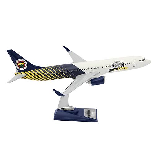 Boeing 737-800 1/100 �l�ek Fenerbah�e Lisansl� �izgili Tasar�m Maket U�ak