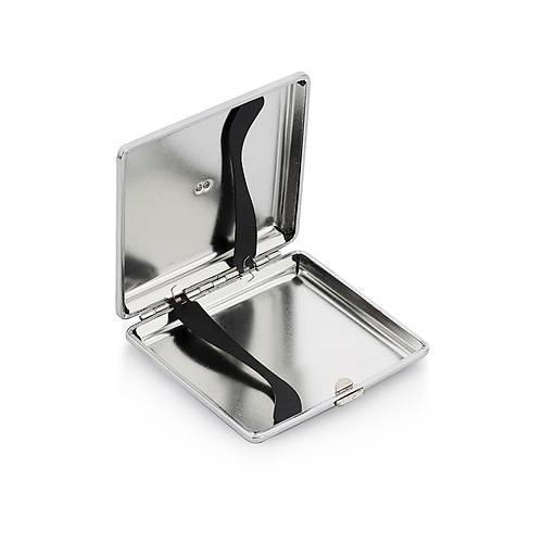 Siyah Deri Harley-Davidson Kartal Metal Sigara Tabakas�