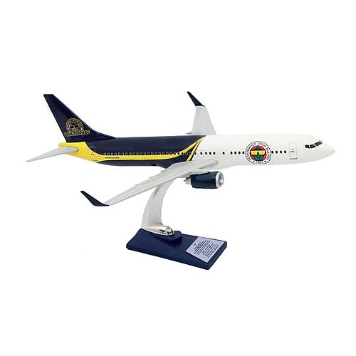 Boeing 737-800 1/100 �l�ek Fenerbah�e Lisansl� Tasar�m Maket U�ak