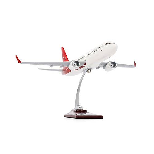 Maket U�ak - Boeing 737-800 1/100 - T�RK�YE �zel Tasar�ml� U�ak Model F