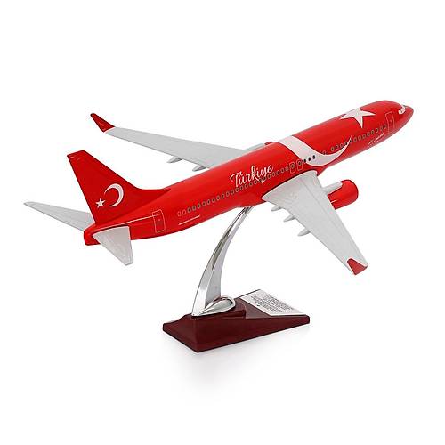 Maket U�ak - Boeing 737-800 1/100 - T�RK�YE �ZEL TASARIMLI Model U�ak, Model E