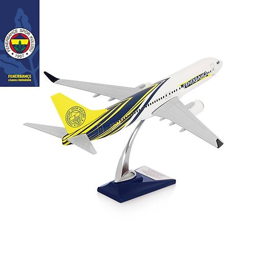 Boeing 737-800 1/100 �l�ek Fenerbah�e Lisansl� Tasar�m Maket U�ak