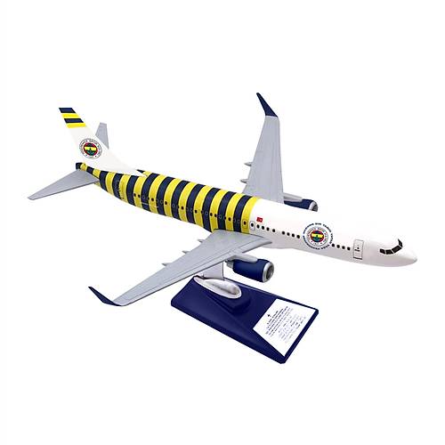 Boeing 737-800 1/100 lek Fenerbahe Lisansl ubuklu Tasarm Maket Uak