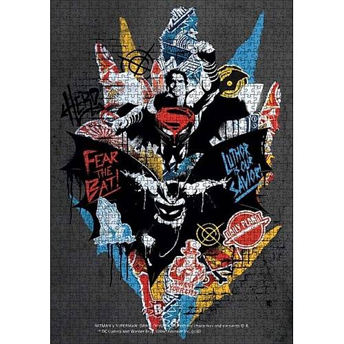 Batman v Superman Lisansl� 1000 Par�a Yapboz / Puzzle