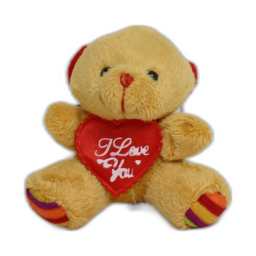 Sevimli Pelu� K�pek Anahtarl�k - Kahverengi Kemikli Mini Pelu� �anta S�s� ve Anahtarl�k