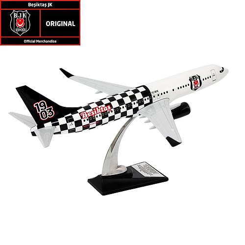 Boeing 737-800 1/100 �l�ek Be�ikta� Lisansl� Damal� Tasar�m Maket U�ak