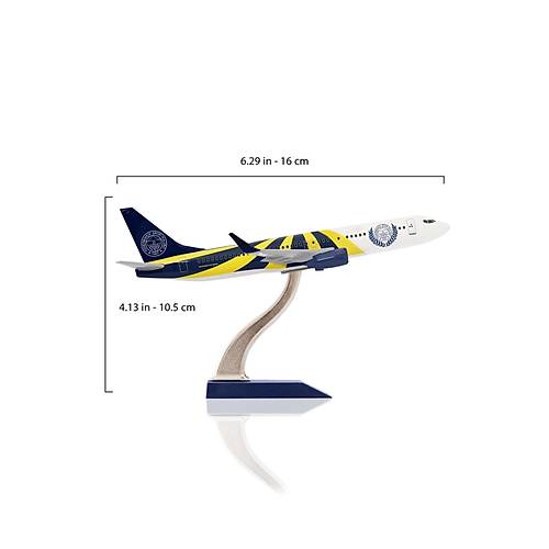 Boeing 737-800 1/250 �l�ek Fenerbah�e Lisansl� Sar� Lacivert Tasar�m Maket U�ak