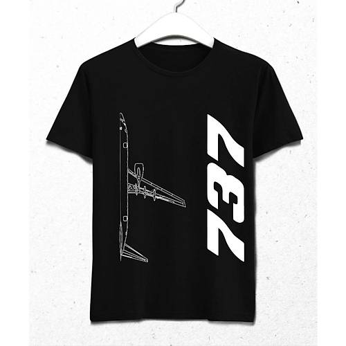 737 Baskýlý T-shirt