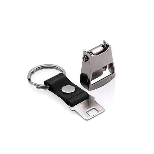 B777-300 U�ak Tasar�ml� �i�e A�aca�� �zellikli Siyah Renk Emniyet Kemeri Anahtarl�k