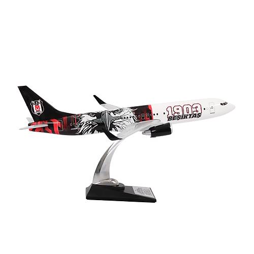 Boeing 737-800 1/100 �l�ek Be�ikta� Lisansl� 1903 Be�ikta� Logolu Tasar�m Maket U�ak