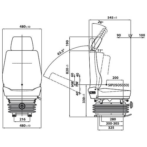 Ford Cargo 2014 Kamyon Mekanik Src Koltuk, ofr Koltuu