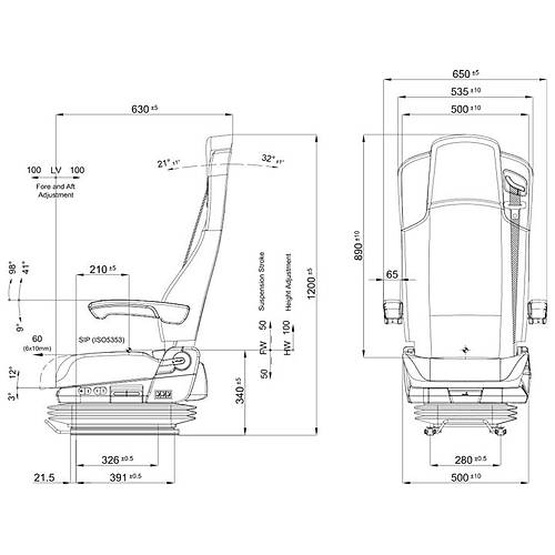 Xtreme Premium Otomatik Haval Esnemeli ofr  Koltuu	