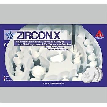 President Dental Zircon.X Renkli Zircon Blok