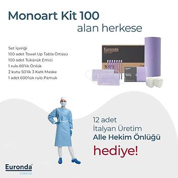 Monoart Kit 100 Alan Herkese 12 Adet Alle Hekim Önlüðü Kampanyasý