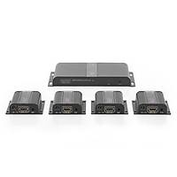 ASSMANN DS-55303 Digitus HDMI Sinyal Uzatma Cihaz, 4 x Alc (Receiver), 1 x Verici (Transmitter) Birim dahil, 40 metre